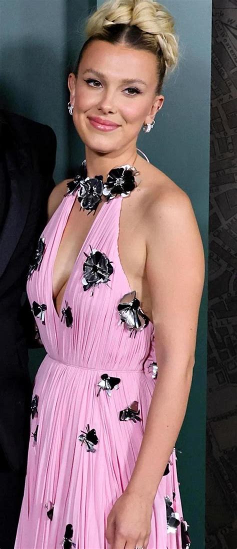 millie bobby brown big boobs|50 Best Celebrity Nip Slips